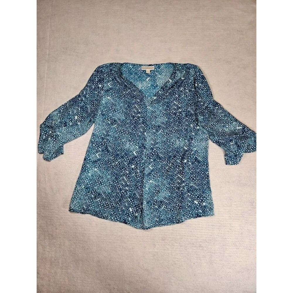 Women's Dana Buchman dress blouse size large tunic top